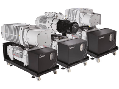 Dry front stage vacuum system